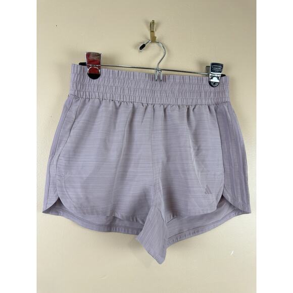 Adidas Women's Size S Light Pink Running Shorts Aeroready Activewear Sport - Picture 2 of 12